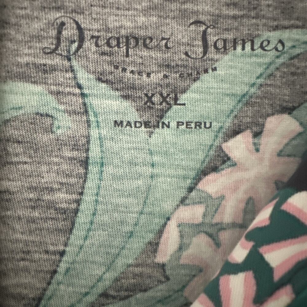 Draper James Hyacinth Floral Ruffle Sleeve Dress XXL 2XL Preppy Beach - Picture 3 of 8